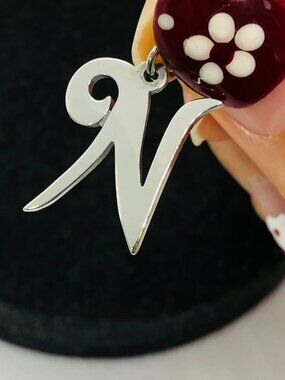 James Avery Large Script Initial N Charm
